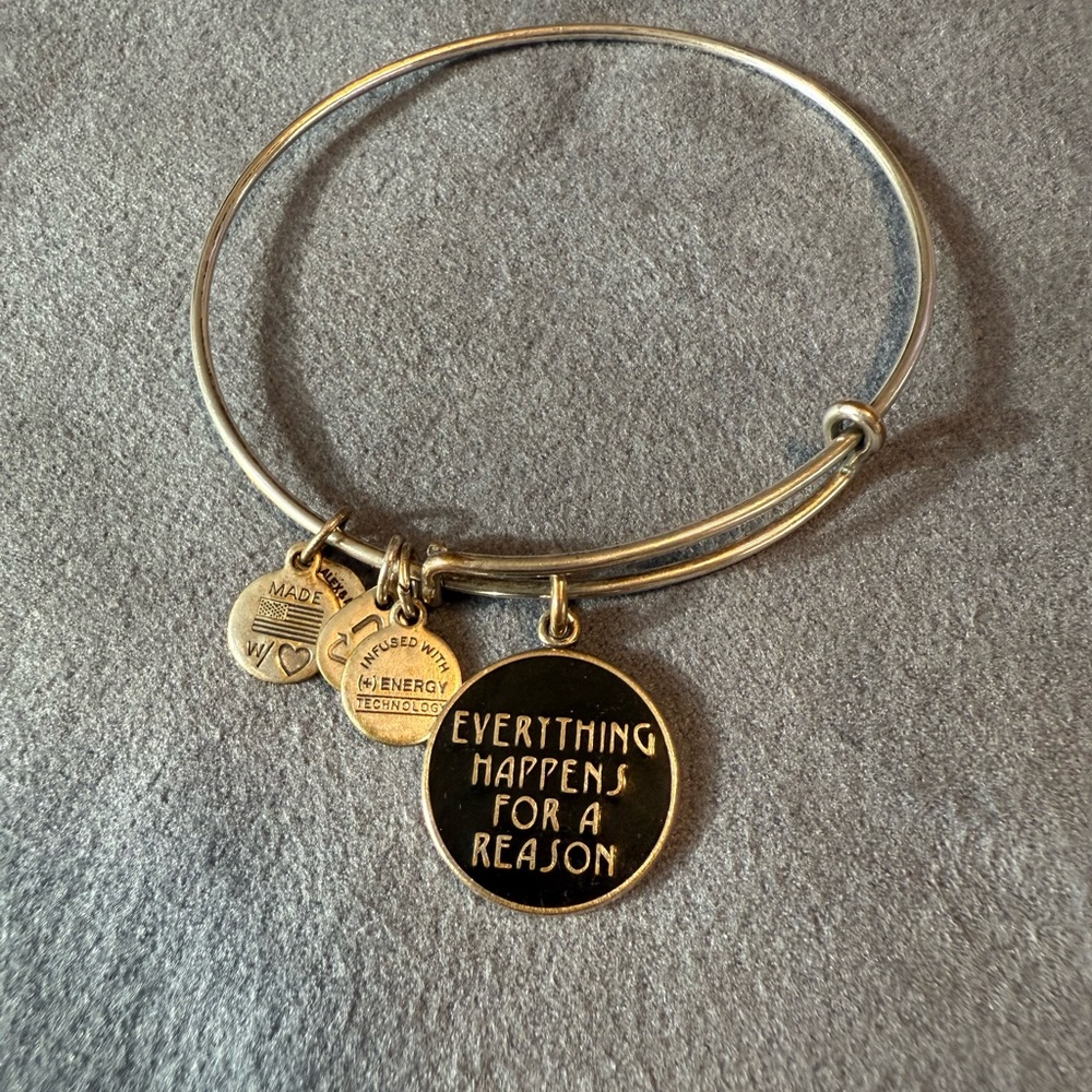 Alex and Ani Bangle Bracelet with Charms